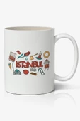 İstanbul Baskılı Kupa Bardak Baskılı Kahve Kupa Bardak-3 - 1