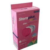 Steraplus Colors FFP2 5 Katmanlı Telli N95 Maske 10'lu - PEMBE - 1