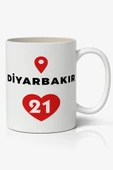 Diyarbakır Baskılı Kupa Bardak Baskılı Kahve Kupa Bardak - 1