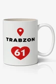 Trabzon Baskılı Kupa Bardak Baskılı Kahve Kupa Bardak - 1