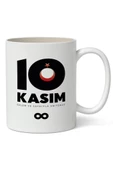 10 Kasım Mustafa Kemal Atatürk Tasarımlı Kupa Bardak Baskılı Kahve Kupa Bardak Model 3 - 2