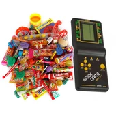Nostaljik Lezzetler Hediye Kutusu Siyah Tetrisli Büyük Boy 80'ler 90'lar - 1