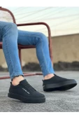 Bağcıklı Nubuk Siyah Renk Spor Klasik Erkek Ayakkabı Tarz0104 - 2