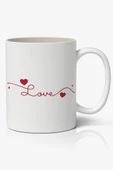 Sevgiliye Özel Sevgililer Günü Baskılı Kupa Bardak Kahve Kupa Bardak Model 5 thumbnail 1