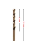 MTE 6,5mm Paslanmaz Matkap Ucu Altın Seri HSS-E DIN 338 - 2