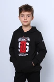 ERKEK ÇOCUK KAPŞONLU SWEAT BASKILI CEPLİ C30 - 3