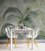 Botanik Bahçe Yaprak Temalı Duvar Kağıdı thumbnail 5