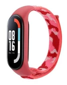 Xiaomi Mi Band 7 Uyumlu Kumaş Cırtlı Kamuflaj Kordon - 1