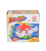 Sesli Işıklı Cartoon Helicopter - 1
