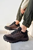 İzland Kahverengi Unisex Garantili Trekking Outdoor Bağcıklı Yandan Fermuarlı Kışlık Bot IZLAND-3547 - 2