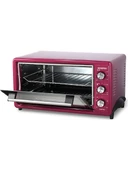 KUMTEL LX-3525 Turbo 40 Litre Mini Fırın Fuşya - Teşhir - 3