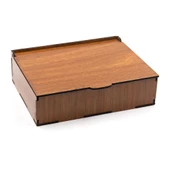 Sevdiklerinize Özel Ahşap Hediye Kutusunda 4 Adet Karam Gurme Bitter Çikolatalı ( Canım Babam Yazılı ) thumbnail 5