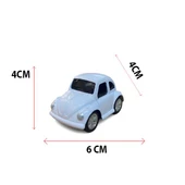 Nostaljik Metal Çek Bırak Araba Mini Beyaz Otomobil - 5