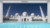 Şeyh Zayid Abu Dhabi Camisi Duvar Kağıdı thumbnail 4
