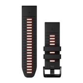 Garmin Quickfit 26 mm Yedek Kayış - Siyah Kırmızı - 1