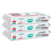 Smarter 3 Adet Yer Temizlik Havlusu Bezi 4XL Mopa Uyumlu Yüzey Beyaz Sabun Kokulu Sirke ve Karbonat Katkılı 90 Yaprak - 1