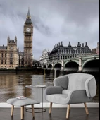 İngiltere Westminster Köprüsü Duvar Kağıdı thumbnail 5