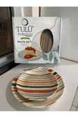 ERGENÇLERZÜCCACİYE Tulu Dijital Baskılı 7 Parça Porselen Pasta Seti - 1