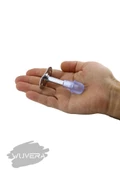 WUVERA Kapı Kolu Stoperi Krom 8 Cm Metal Kapı Tamponu Durdurucu Tutucu Tutacağı Kapı Stopu Silikonlu - 3