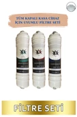 Kapalı Kasa 12 Inç Su Arıtma Cihazı Filtresi  3 lü set - 1