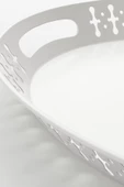 IKEA Romantısk Dekoratif Tepsi Beyaz 52x39 Cm Şık - 3