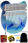 Midex KLX-650 Okyanus Cam Kalimba 17 Tuşlu Full Set - 1