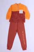 ERKEK ÇOCUK PELUŞ ALT ÜST TAKIM BASKILI D42 - 1