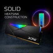 ADATA XPG SPECTRIX D55 DDR4 RGB Bellek Modülü, Oyun DRAM 3600 MHz 32 GB (2 x 16 GB), Çift Paket, Yüksek Performanslı Masaüstü Bellek, Siyah - 6