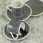Aryıldız Tarjan 12 Parça 6 Kişilik Kahve Fincan Takımı 90 ml Ar238226 - 5