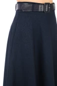 SORALLİNE KADIN KIŞLIK  KLOŞ ETEK 780 LACİVERT - 4