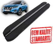 QASHQAİ 2014 2015 2016 2017 2018 2019 2020 2021 ARACA ÖZEL NEVADA SİYAH YAN BASAMAK thumbnail 1