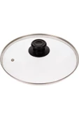 Another Ermiya Tencere Tava Sahan Için Z Tipi Temperli 22 Cm Cam Kapak - 1