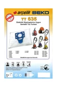 Arçelik 6255 B 6255 C Süpürge Bez Toz Torbası 20 Adet - 3