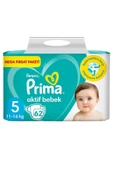 PRİMA Bebek Bezi Aktif Bebek Mega Fırsat Paket Junior 5 No 62 Li - 2