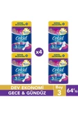 ORKİD Platinum Hijyenik Ped Gündüz  Gece 64 Adet - 1