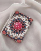 Ayna Makyaj Aynası Cep Model Türk Bayraklı Çanta El Aynası - 1