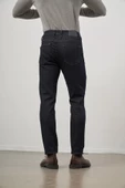 Koyu Lacivert Düz Gabardin Slim Fit Casual Denim Pantolon 1023245152 thumbnail 7