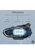 RGB Modlu Bluetooth Motosiklet Kulaklık 5.2 Bluetooth Interkom  Kask Kulaklik thumbnail 3