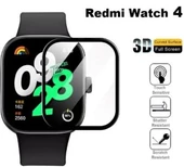Xiaomi Redmi Watch 4 Akıllı Saat Uyumlu Tam Kaplama Full Nano Ekran Koruyucu Jelatin - 1