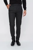 Siyah Comfort Fit Rahat Kesim Klasik Pantolon 1003225158 - 3