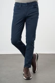 Koyu Lacivert Pamuklu 5 Cep Casual Slim Fit 5 Cep Pantolon 1003245318 - 2