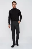Siyah Comfort Fit Rahat Kesim Klasik Pantolon 1003225158 - 2