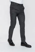 Gri Comfort Fit Rahat Kesim Klasik Pantolon 1003225158 - 4