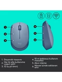 Logitech M171 910-006866 Mavi-Gri Optik Kablosuz Mouse - 5