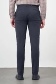 Koyu Lacivert Pamuklu Yandan Cepli Casual Slim Fit Chino Pantolon 1003245162 thumbnail 5