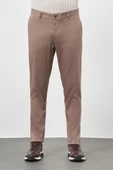 Bej Düz Armürlü Pamuklu Yan Cep Comfort Fit Casual Pantolon 1003245164 thumbnail 2