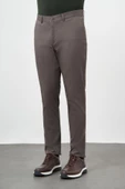 Koyu Haki Düz Armürlü Pamuklu Yan Cep Comfort Fit Casual Pantolon 1003245164 thumbnail 3
