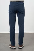 Koyu Lacivert Pamuklu 5 Cep Casual Slim Fit 5 Cep Pantolon 1003245318 - 4