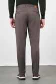 Koyu Haki Düz Armürlü Pamuklu Yan Cep Comfort Fit Casual Pantolon 1003245164 thumbnail 5