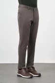 Koyu Haki Düz Armürlü Pamuklu Yan Cep Comfort Fit Casual Pantolon 1003245164 thumbnail 1